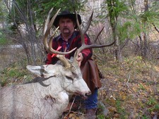 A nice mule deer taken in the breaks with Redbone Outfitting.